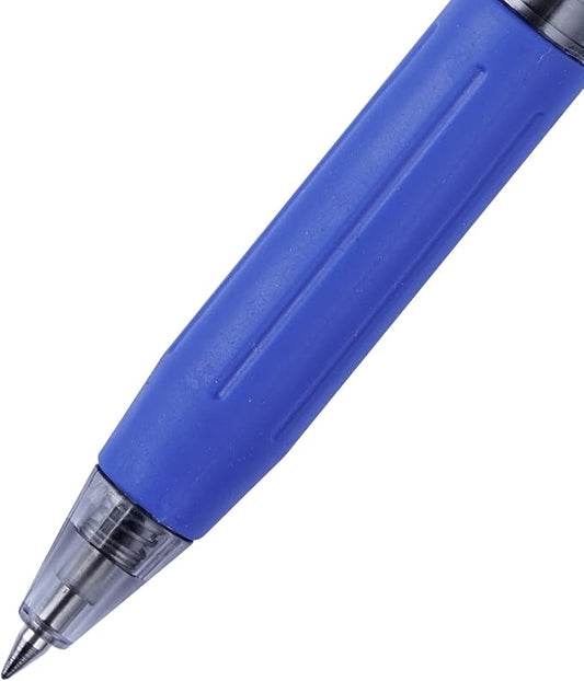 EYEYE G-103 Retractable Gel Blue Pens 0.7mm, 10 Pack Medium Point Ballpoint Pen Quick Drying, Pen Fine Point Smooth Writing Pens for Office School Supplies