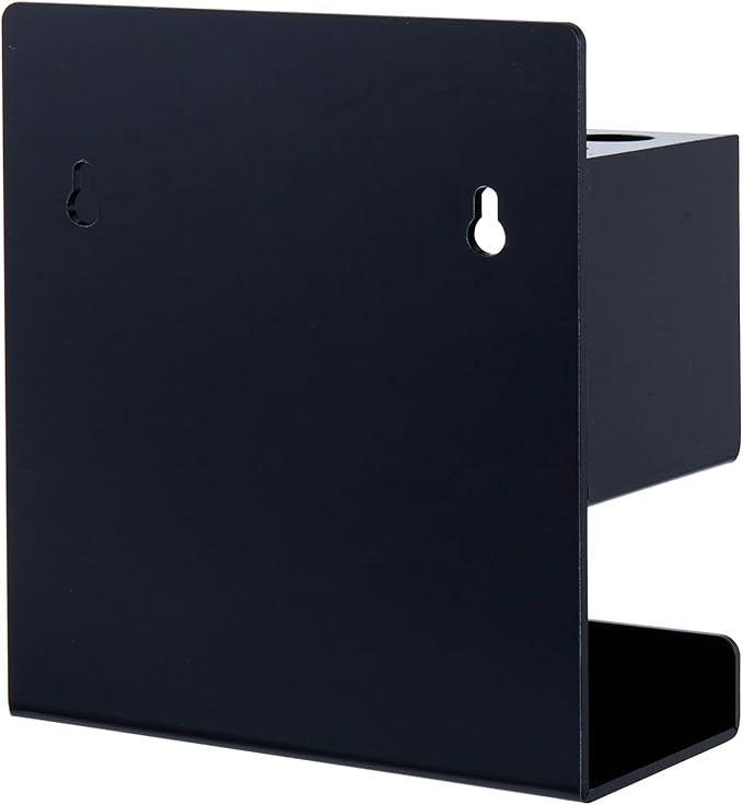 MyGift Wall Mounted Dry Erase Whiteboard Marker Holder Stand with 10 Marker Slots and Eraser Holder, Black Set of 2