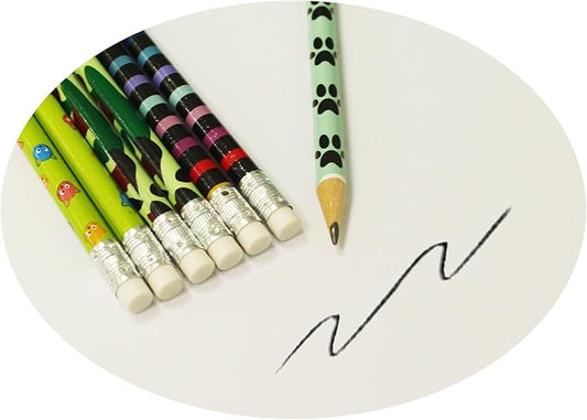 S & E TEACHER'S EDITION Assorted Colorful Pencils, Wooden Pencil with Eraser, Pencil Assortment, Novelty Kids,Awards & Incentives Pencils, 2 HB, Back to school, 12 Colors 288 pcs.