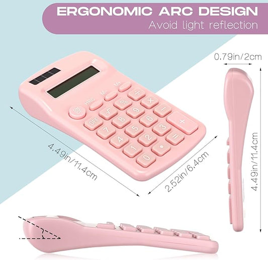 30 Pack Pocket Calculator Small Battery Powered Bulk Mini Size 4 Function Hand Held Basic Calculator for Students Kids School Home Office(Multicolor)