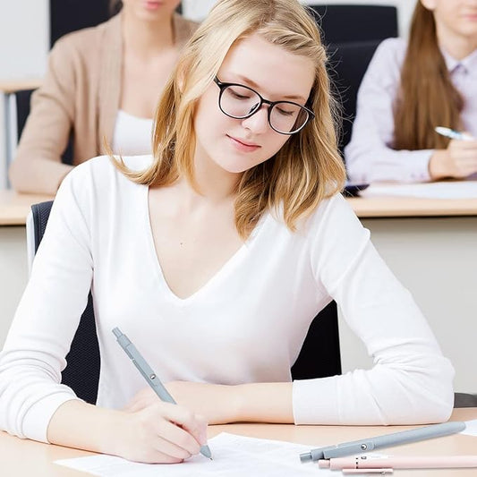 Gel Ink Pens,5PCS Aesthetic Pens,Quick Dry Ink Pens & 5PCS Black Ink Refills, Premium Retractable Rolling Ball Gel Pens, 0.5mm Japanese Black Ink Pens, Cute Office School Supplies Gifts for Women Men