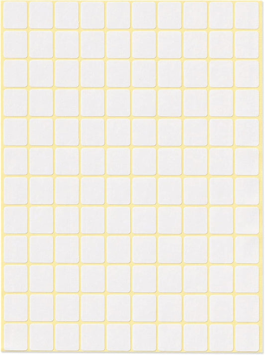 dealzEpic - Self-Adhesive Writable Blank Paper Label Stickers - 14x16mm