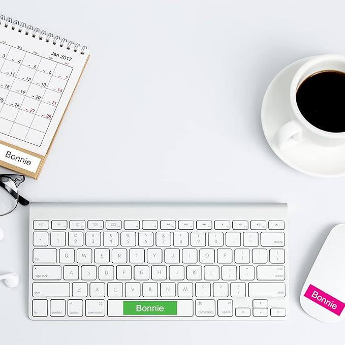 COLORTY Replacement for Brother P-Touch Label Maker Tape TZe 12mm 0.47 Laminated Compatible with Brother P Touch Label Maker PT-D210 PT-H110 PT-D400AD PT-P710BT TZe-231 Pastel Tape Cassette, 6 Pack