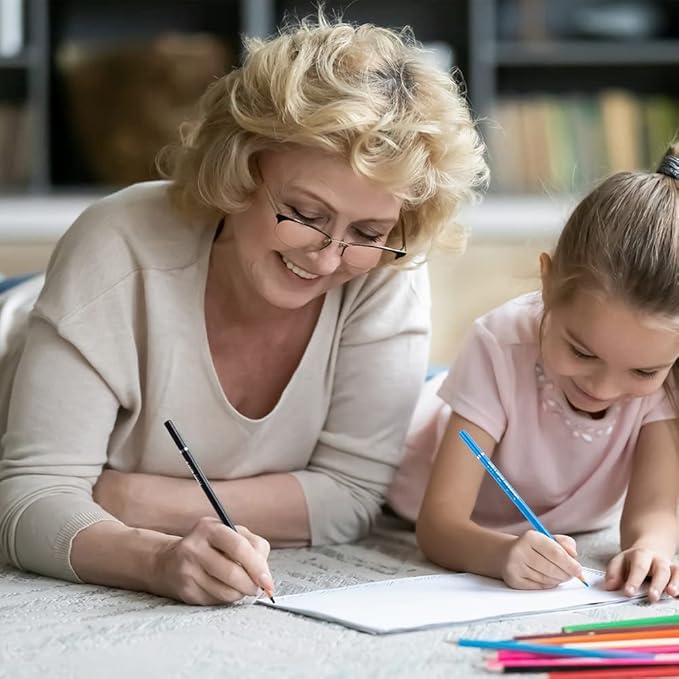 72 Colored Pencils for Adult Coloring Books, Premier Coloring Pencils Set, Quality Oil Based Colored Pencils, Holiday Gifts for Artist Drawing