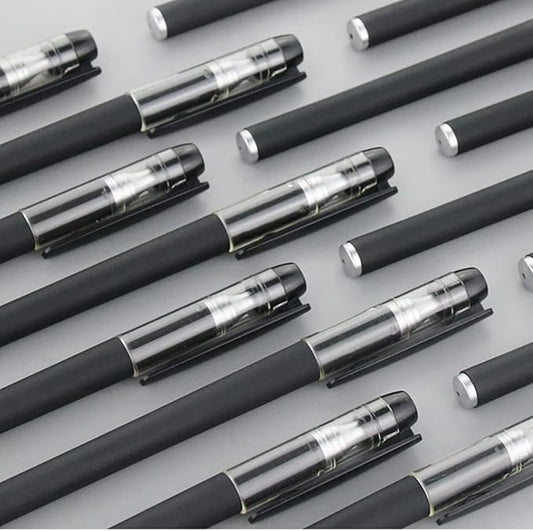 Personalized Pens with Name Words Logo Icon Engraved Custom Gel Pen for Business School Office Bank 100 Pcs