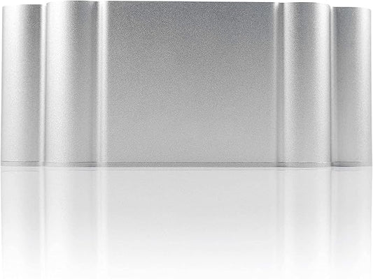 GLASSBOARD STUDIO Magnetic Dry Erase Marker Holder - Aluminum Organizer with Powerful Neodymium Magnets for Magnetic Glassboards, Whiteboards, Refrigerator, Locker - White Board Accessories & Storage