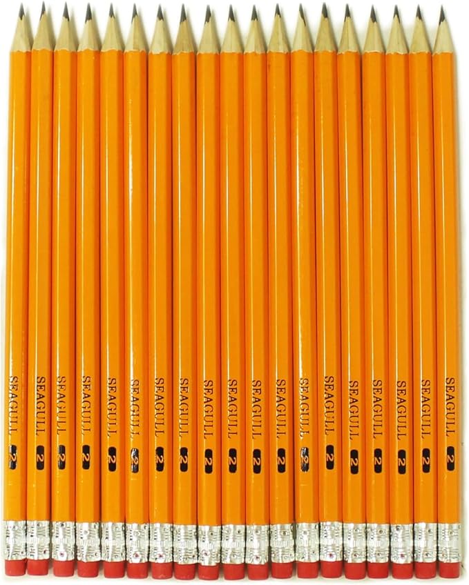 1000 Count Bulk Pack Pencils Pre-sharpened with Erasers Yellow Graphite Pencils for Back to School Teacher Supplies, No. 2 HB for Writing Drawing Sketching, Kids Party Favors