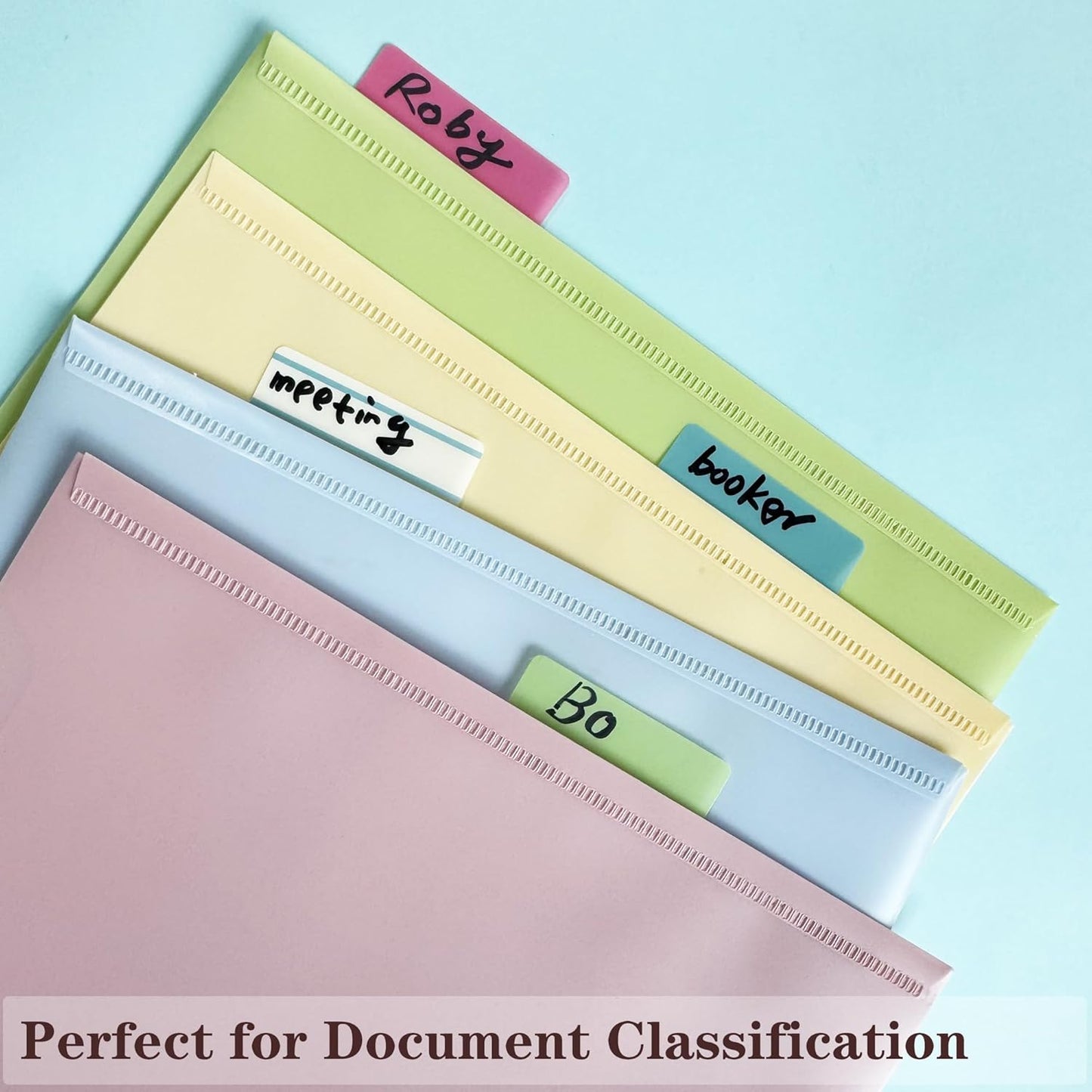 ELII 500 PCS Book Tabs 2 Inch Sticky Index Tabs, Colored Page Markers Repositionable Tags Reading Tabs Self Adhesive Tape Flags for Books, Binders, Notebook and File Folders