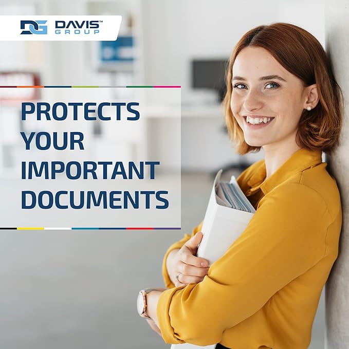 Premium Economy 1.5-Inch Binders, 3-Ring Binders for School, Office, or Home, Colored Binder Notebooks, Pack of 6, D Ring, Red