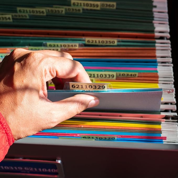 Hanging File Folders, RAZCC 60 Pack Reinforced Hanging Folders Letter Size, Designed for Bulky Files, Filing Cabinet, Adjustable Tabs, Assorted Colors