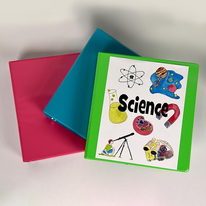 Samsill Plant-Based 1.5 Inch Durable Round Ring, Made in USA, View Binder, Eco-Friendly, USDA Certified Biobased, Single, Aqua Blue