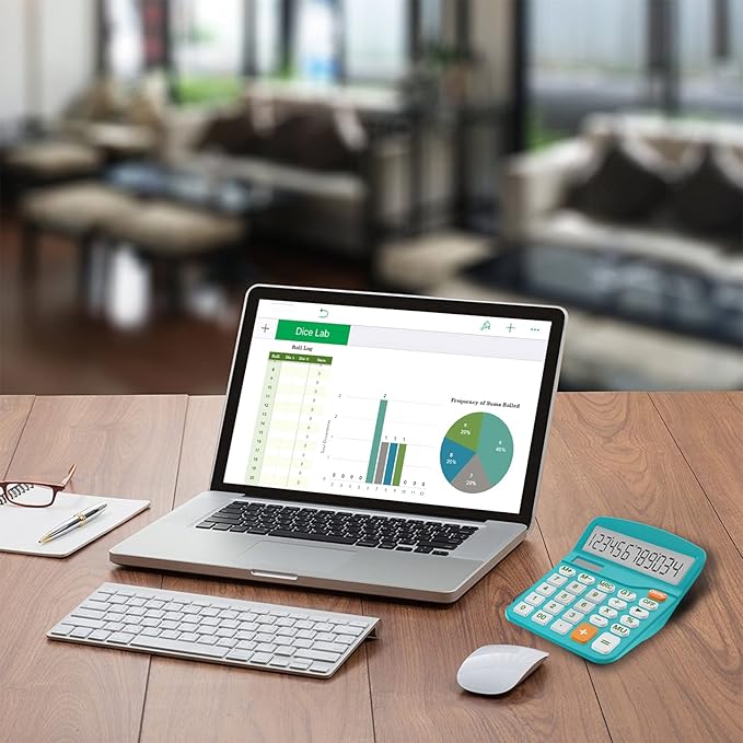 Helect Calculator, Standard Function Calculator (Blue)