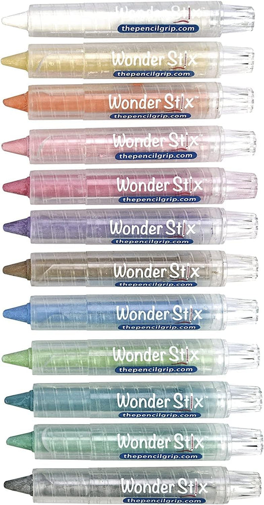 Wonder Stix Pastel Colors Dustless Chalk Crayon 12 pack