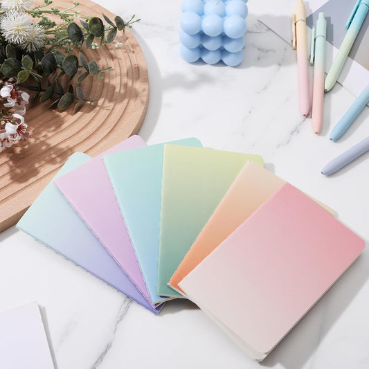 Ddaowanx Small Lined Notepads, Bulk Cute Mini Journals,3.5 x 5.5 Inches,72 Pages, Pocket Notebooks Set Colorful Cover Notebooks for Kids, Party Favors (30)