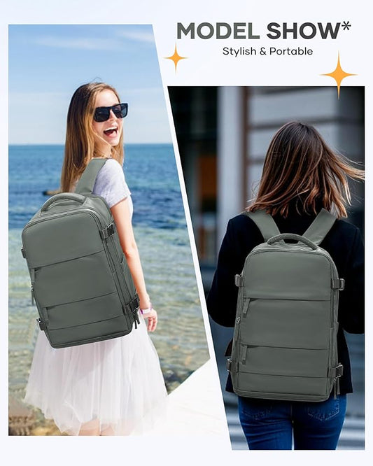 Travel Backpack for Women Airline Approved Carry on Backpack for Airplanes Mochila De Viaje Spirit Airlines Personal Item Bag 18x14x8 Personal Item Travel Bag Backpack for Traveling on Airplane