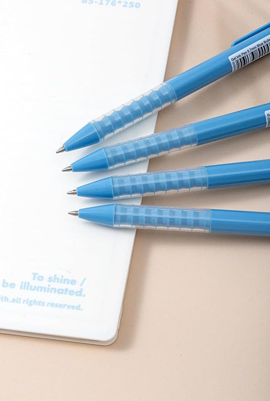 Retractable Gel Pens Clicker, Medium Point 0.7, Premium Comfort Grip for Note Taking, Journaling and Smooth Writing