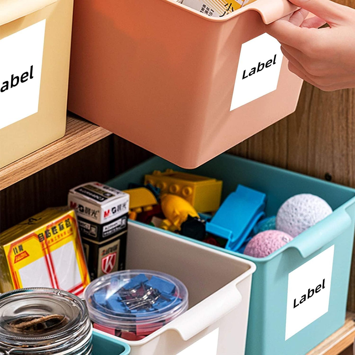 100 Sheets 200 Labels Half Sheet Self Adhesive Shipping Labels for Laser & Inkjet Printers, 8.5" x 5.5" Shipping Mailing Labels, 2 per Page Shipping Labels, 5 1/2 x 8 1/2 Half Sheet Labels