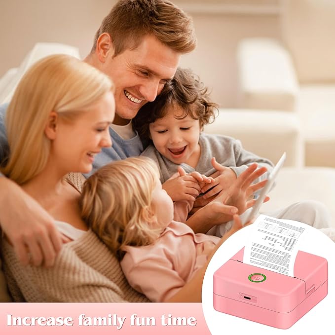 Print Pods Mini - Sticker Printer Portable Thermal Inkless Sticker Maker Machine Pocket Phone Instant Print for Study Graphics, Anatomical Diagrams, Photos