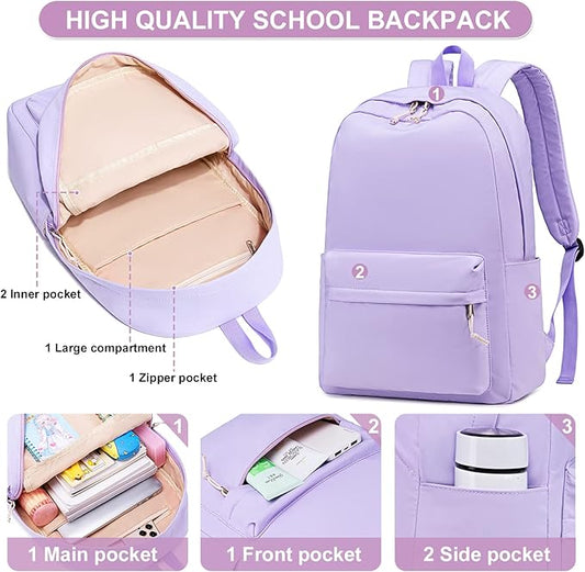 Bluboon Backpack for School Kids Backpack Teen Girls Bookbag Laptop Backpack Gifts for Women
