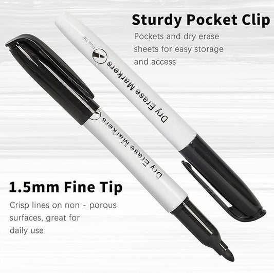 144 Count Dry Erase Markers Bulk, Fine Tip Whiteboard Markers for Kids Teachers, Dry Erase Pens Bulk Pack for Classroom Home, Back to School Supplies