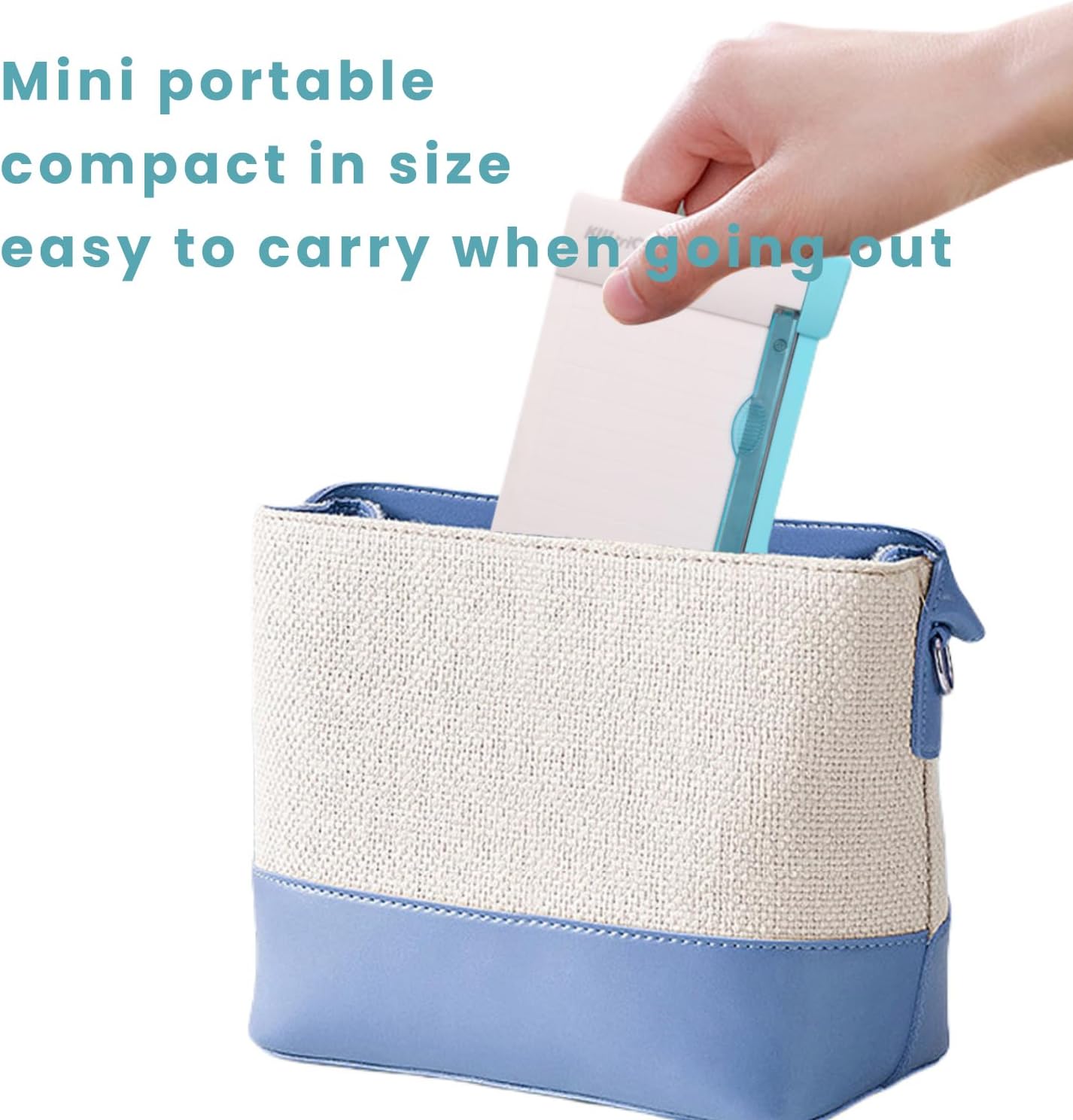 Home Portable Paper Cutter 6-inch Grid line Panel Proportion Paper Cutter for Cutting Photos and A4 Paper