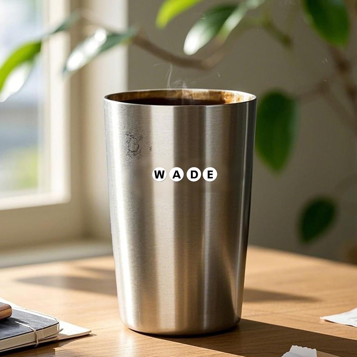 Letter W Round Stickers 0.5 Inch Vinyl Circle Capital Alphabet Labels Self-Adhesive Removable Waterproof Dots Tags for Home Office Inventory 1000 PCS