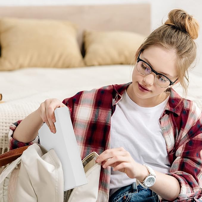 Samsill Earth's Choice, 1" Durable D-Ring View Binder, USDA Certified Biobased, Eco-Friendly, White, 2 Pack