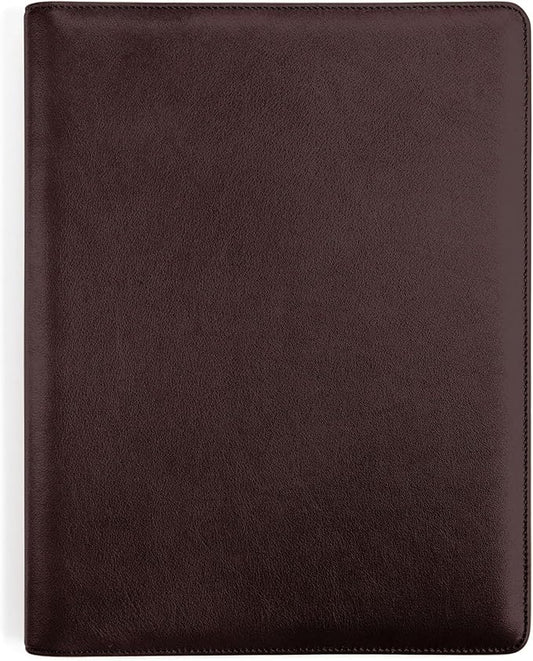 Leatherology Brown Standard Padfolio with Pen Loop
