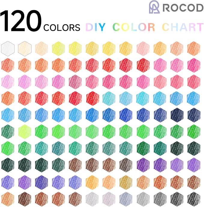 Colored Pencils for Adult Coloring Books, 120 Color Pencil Set, Soft Core Coloring Pencils, Colour Drawing Pencil Set with Sharpener for Adult Artist Coloring, Drawing, Sketching