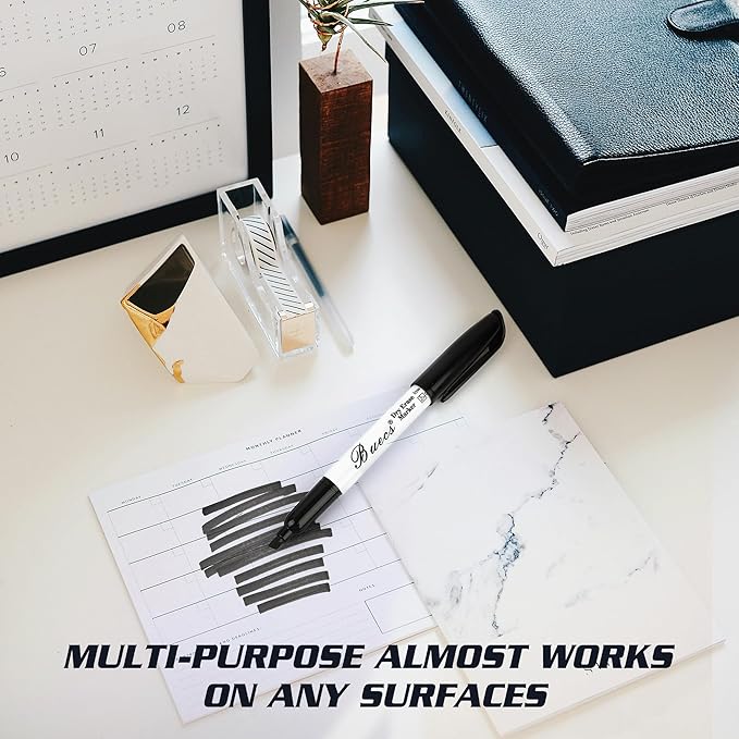 Black Dry Erase Markers, Low-Odor, 150 Count, Chisel tip, Perfect for Writing on Whiteboards, Dry-Erase Boards, Glass, School Office Supplies