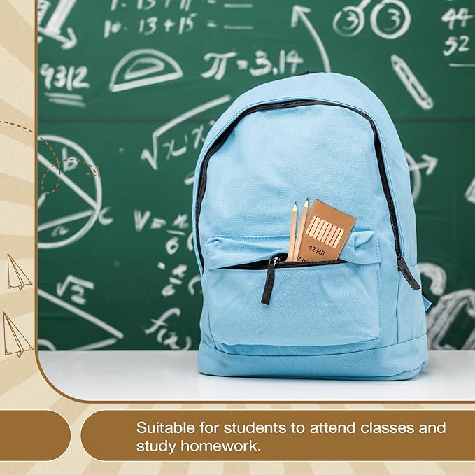 Geyoga 50 Boxes Woodcased Classroom #2 HB Pencils with Erasers 500 Count Pre-sharpened Number 2 Pencils for School Teacher Office Supplies, Writing, Drawing and Sketching Back to School Gifts (Wood)