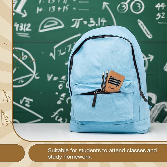 Geyoga 50 Boxes Woodcased Classroom #2 HB Pencils with Erasers 500 Count Pre-sharpened Number 2 Pencils for School Teacher Office Supplies, Writing, Drawing and Sketching Back to School Gifts(Black)