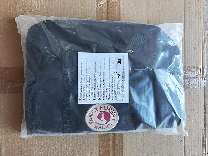 KALIDI Casual Laptop Backpack 15 Inches Classic Camping Rucksack Travel Outdoor Square Daypack College Hiking Gym Bag, Black