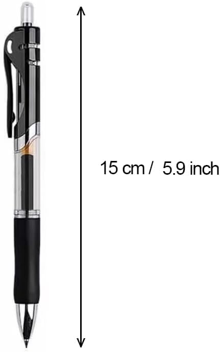 30PCS Retractable Gel Pens for Journaling, 0.5mm Ink Pens for School Office Suppliers, Fine Point Smooth Writing Pens. (Blue)