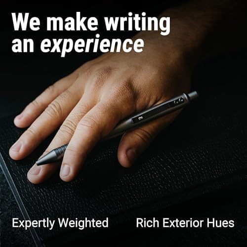 Everyman Grafton Pen and Pencil Set, Aegean | Premium EDC Metal Gel Ink Ballpoint Pen + Mechanical Pencil | Refillable Executive Writing Tools for Office, Business, Men’s Gift & Daily Use