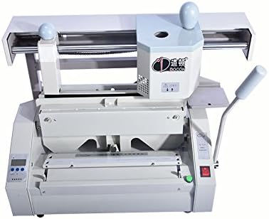 A4 Manual Hot Glue Book Binder Machine with Milling Cutter Wireless Book Binding Machine for Binding Books Albums Notebook with 1 Pound Glue Pellets