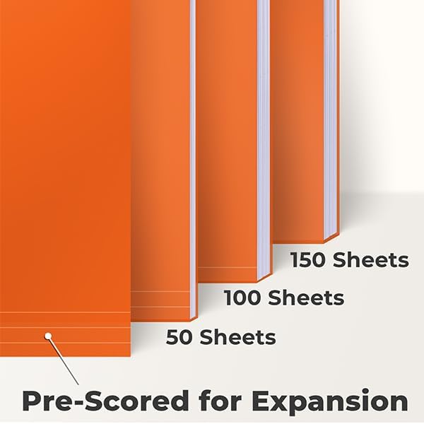 Dunwell Plastic Colored File Folders (24 Pack), Colorful 1/3 Tab Filing Folders for Letter Size Documents, Manila Sleeves 8.5 x 11, Acid-Free Poly for Long Term Storage, Includes Labels