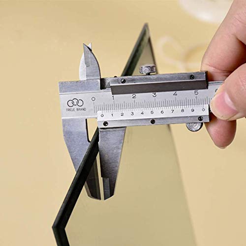 EFAILY Folding Travel Mirror, PU Portable Adjustable Rectangular Ultrathin Mirror, for Travel, Camping,Home (8.7W×6.1L)