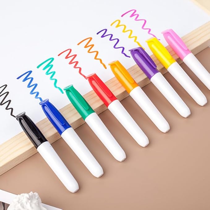 SKKSTATIONERY 36-Pcs Mini Dry Erase Markers, Whiteboard Markers, Marker Pens 3.5'', Markers