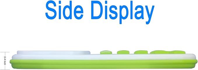 Basic Calculator 8 Digit Silicone Button Desktop Calculator (4 Colors, Set of 8) (B, Pack of 8)