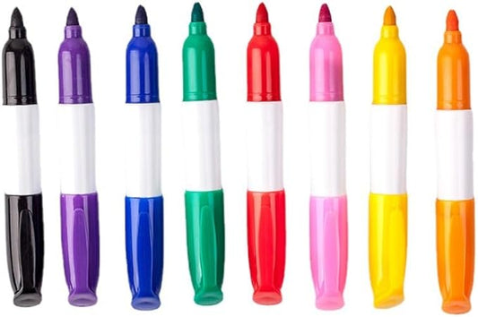 SKKSTATIONERY 36-Pcs Mini Dry Erase Markers, Whiteboard Markers, Marker Pens 3.5'', Markers
