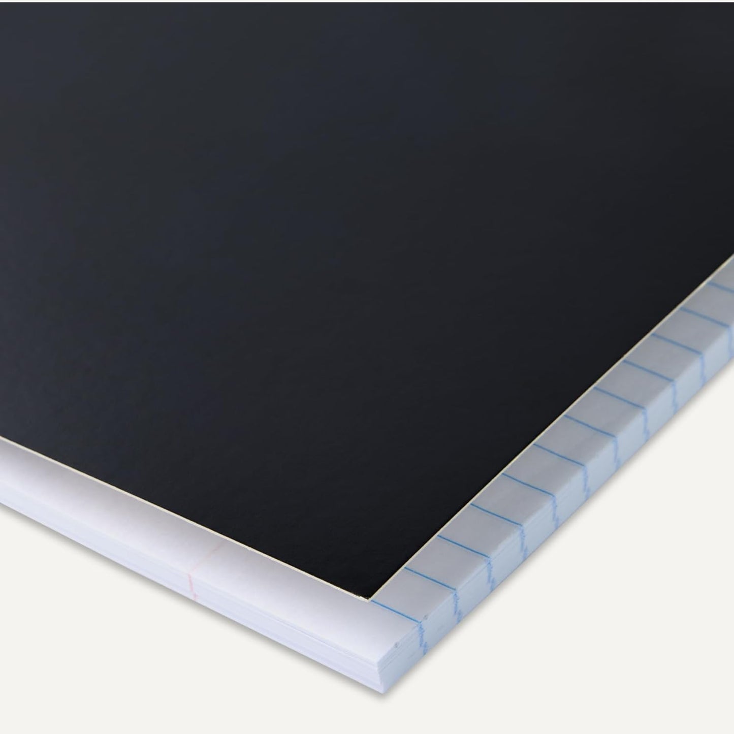 Amazon Basics College Ruled Spiral Notebook, 70 Sheets, 7-1/2" x 10-1/2", Black, 2 pack