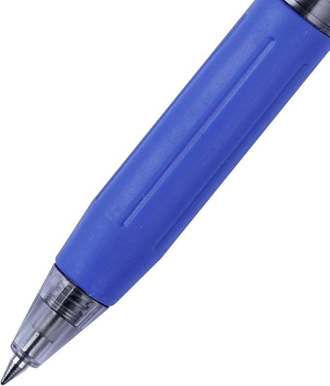 EYEYE G-103 Retractable Gel Pen 0.5mm, 50 Pack Extra Fine Point Blue Ink Pens Quick Drying, Ballpoint Pen Fine Point Smooth Writing Pens for for Office School Supplies