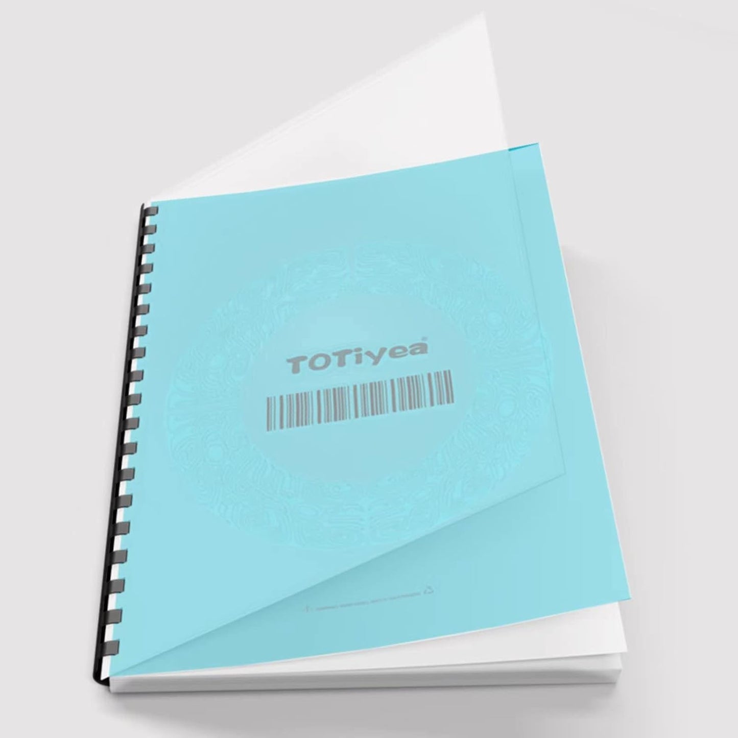 TOTiyea 200 Pack 5 Mil PVC Binding Presentation Covers, Clear Report Covers for Binding,8.5x11 Inches,Letter Size