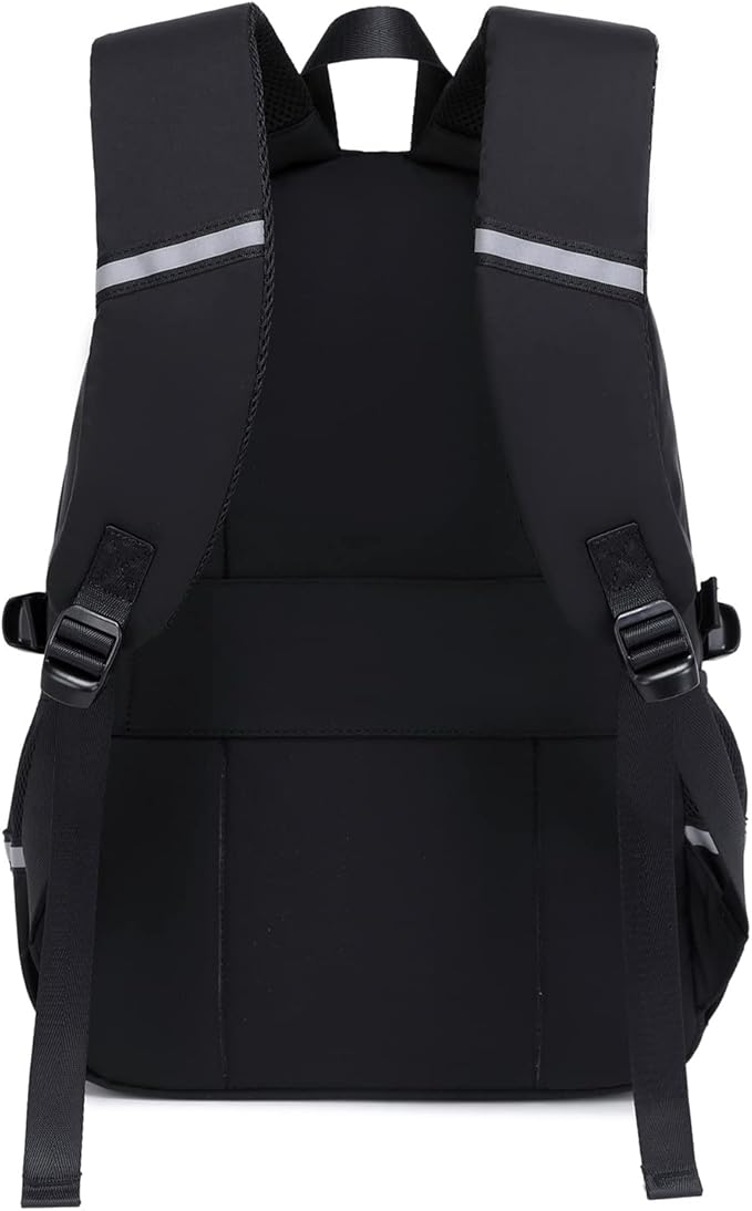 abshoo Big Student Laptop Backpack For College Women Middle High School Teen Girls Bookbag Travel Daypack (Black)