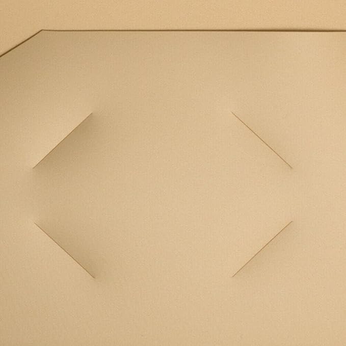 JAM PAPER Heavy Duty Plastic 2 Pocket Extra Tough School Folders - Gold - Bulk 144/Box