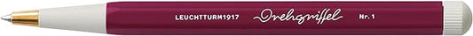 LEUCHTTURM1917 - Drehgriffel Writing Pen (Port Red) - Gel Pen with Black Ink Included