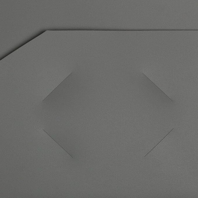 JAM PAPER Heavy Duty Plastic 2 Pocket Extra Tough School Folders - Grey - Bulk 144/Box