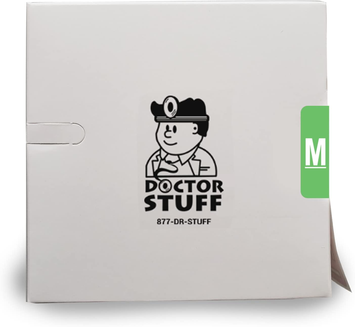 Doctor Stuff - File Folder Labels, Alphabet Letter M, Compatible with Smead Alpha Z Acc/ACCS - SMSM Series Alpha Stickers Light Green, 1-5/8" x 1”, 250/Roll