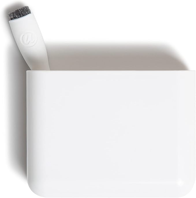 U Brands White Locker Accessory Kit, with Magnets, Mirror, Whiteboard, Marker, Cup, 6 Pieces